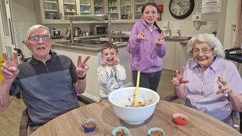Windsor care home residents team up with local children to bring back favourite recipes  