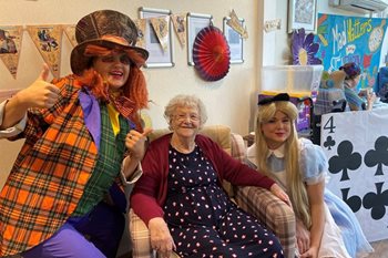 Hats off to Worcester care home for hosting tea party fun