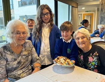 Edinburgh care home residents team up with local children to bring back favourite recipes