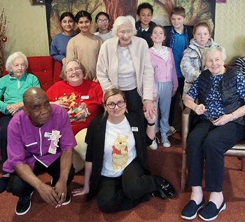 Kingston Vale youngsters and care home residents are on the same page for World Book Day