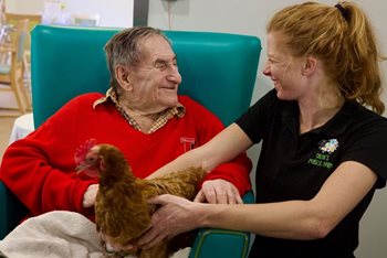 Newbury care home fulfils resident’s udder-ly adorable wish