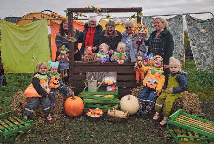 Local children joined in the Halloween fun at Deewater Grange.