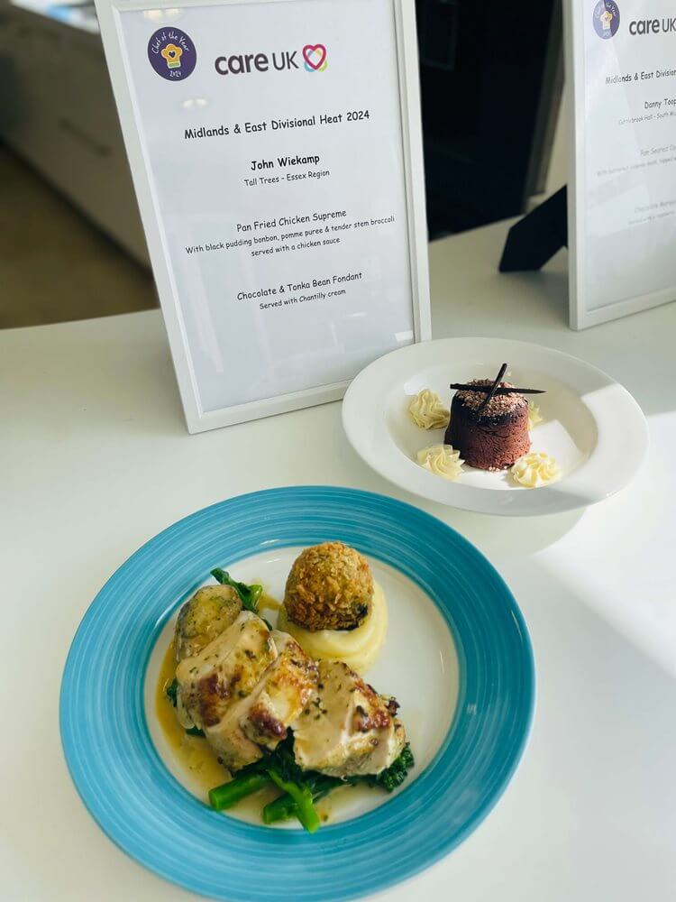 The winning dish from the midlands and east - John, Tall Trees