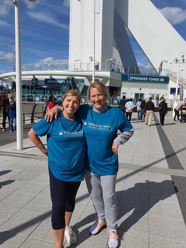 The home's Lifestyle Coordinators Caroline and Nicky also took on Spinnaker Tower with a charity abseil!