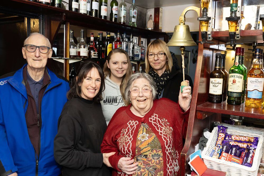 Cedrus House - Cedrus House residents in pub
