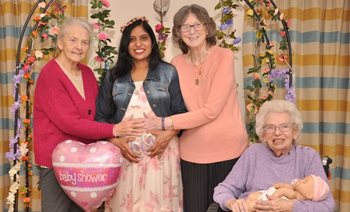 “Lots of cuddles” – Halstead care home residents share advice with special mum-to-be