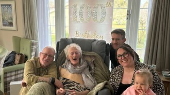Cheers to 100 years! Thorrington care home resident brings up century