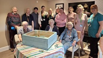 Beverley care home residents team up with local college  for DIY project