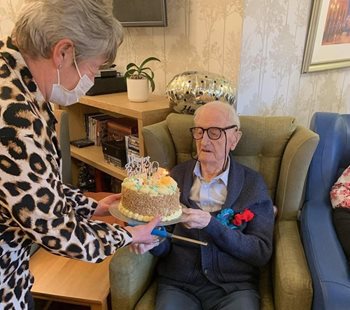 Kidderminster resident reveals the secret to living a long life on his 103rd birthday