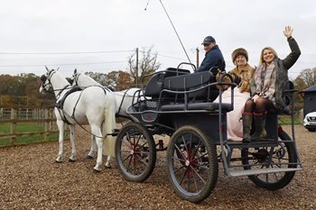 Neigh bother – Thorrington care home resident’s wish to ride a carriage made a reality