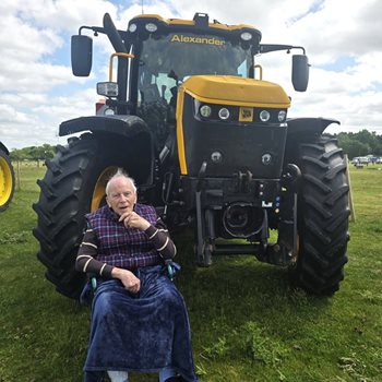 Norwich care home resident returns to roots at farm