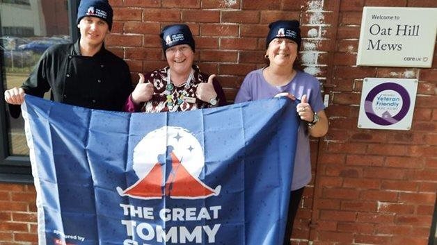 Care UK colleagues camp out for charity