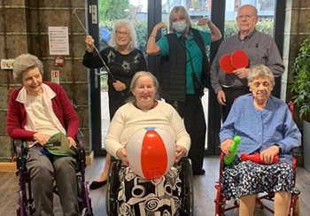 To the beat of their own drum – Cheadle care home residents take unusual approach to getting fit