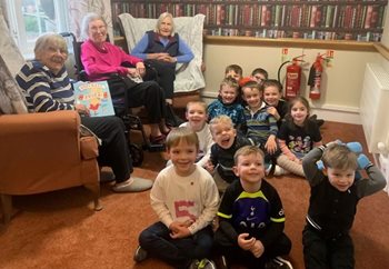 A story that’s plot on – Stansted care home residents read bedtime stories to local children