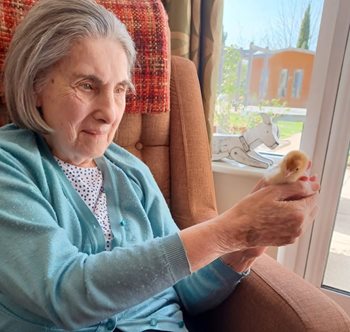 Spring has sprung! Kidderminster care home welcomes egg-cellent new friends 