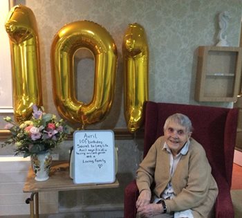 101-year-old Cringleford care home resident shares the secret to a long life