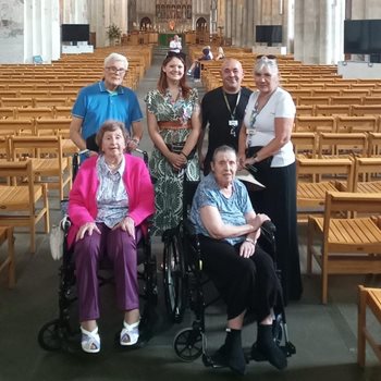 Ware care home resident enjoys special cathedral visit
