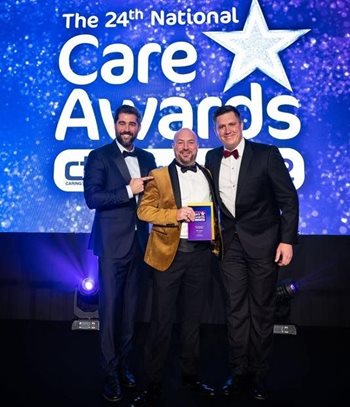 Care UK regional director wins the Care Operations of the Year trophy at the National Care Awards