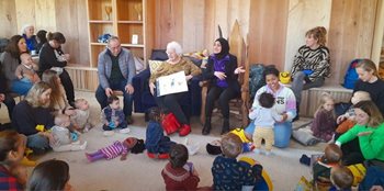 A novel idea – Chingford care home resident reads bedtime stories to local children