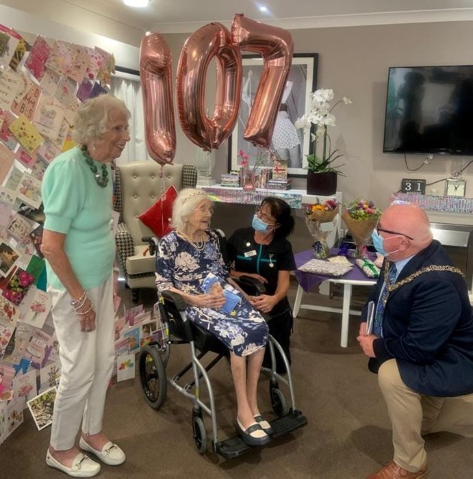 “Have fun, be kind and just enjoy it!” 107yearold Bath care home