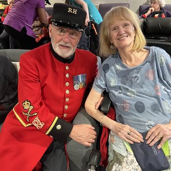 Woking care home resident’s wish comes ‘marching true’