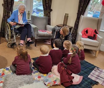 A story that’s plot on – Buckinghamshire care home residents read bedtime stories to local children
