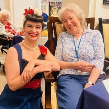Stockport community joins VE Day celebrations at care home
