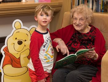 A novel idea – Sevenoaks care home residents read bedtime stories to local children