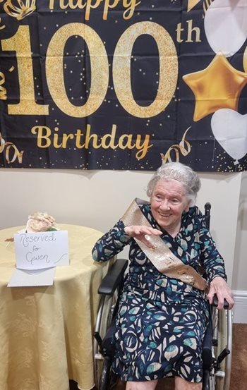“Love is all you need!” 100-year-old Buckingham care home resident shares the secret to a long life 