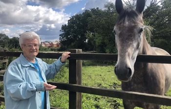 Not foal-ing around – Solihull care home resident rekindles passion for horses 