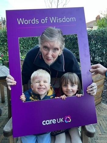 Sale care home residents share pearls of wisdom with school children