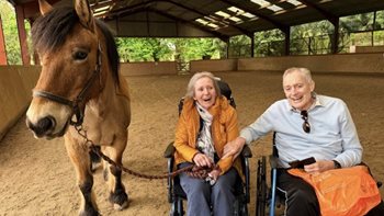 Fleet care home resident’s love of horses rekindled in heartwarming reunion