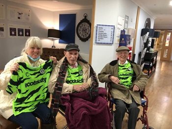 What a score! Stroud care home residents receive VIP treatment at football club