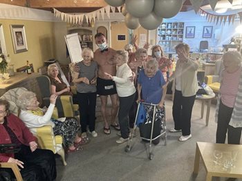 Christmas has come early! Care home hires ‘butler in the buff’ for a cocktail party