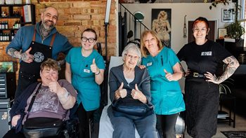 Stansted care home residents get first tattoo and piercing