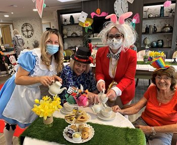 Hats off to Quorn care home for hosting tea party fun 