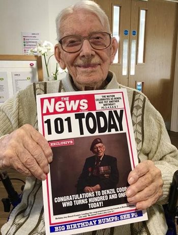  ‘As little veggies as possible’ – World War Two veteran reveals secret to long life on 101st birthday