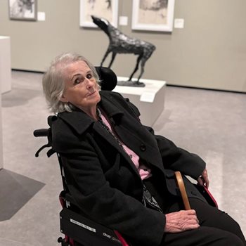 Ferndown care home resident reconnects with lifelong passion