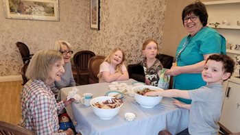 Stratford-upon-Avon care home residents team up with grandchildren to bring back favourite recipes  