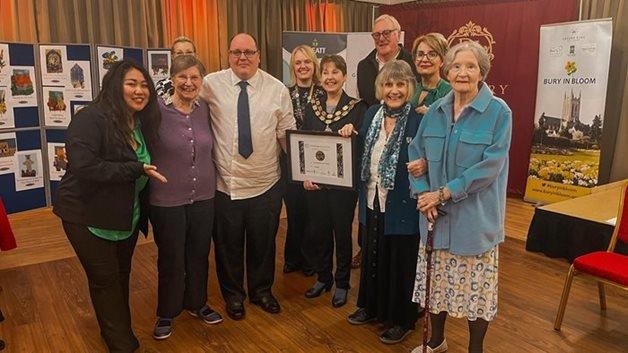 Local care homes celebrate triumph at Bury in Bloom 2025