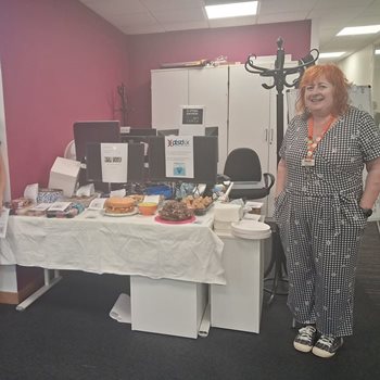Cake and conversation: Care UK colleague raises £310 for mental health charity