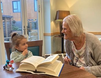 Reading to the next generation – Hailsham care home residents read bedtime stories to local children