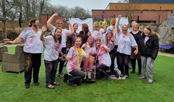 Let there be colour! Ashford care home residents celebrate Holi festival 