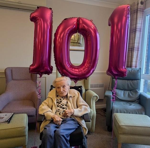 101 candles for Chelmsford care home resident