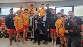 Rugby wish scores big for Cambridge care home resident