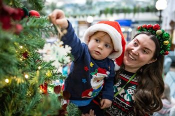 Nursery children join York care home for journey into Christmas past