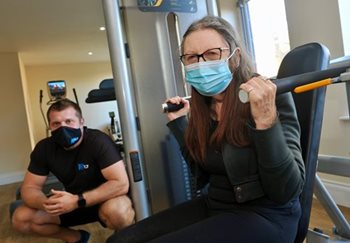 Worth the weight – Eye care home surprises resident with return to the gym