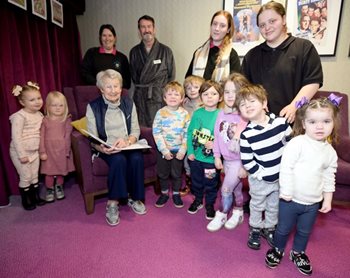 A story that’s plot on – Cheltenham care home residents read bedtime stories to local children