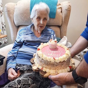 Salisbury care home resident, 102, shares secret to long life