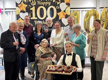 “Good genes and hard work!” – the secret to a long life according to 100-year-old High Wycombe care home resident